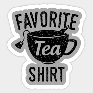 Favorite Tea Shirt Sticker